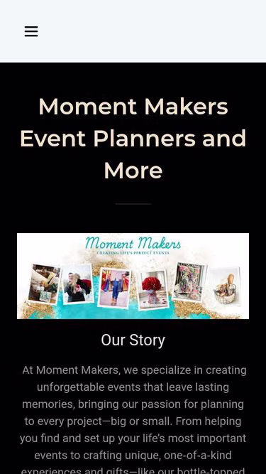 Screenshot of momentmakers.events