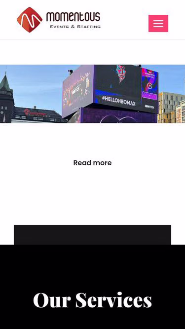 Screenshot of momentous.no