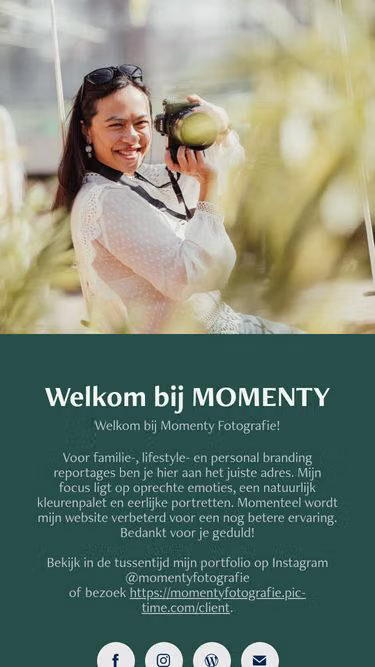 Screenshot of momenty.be