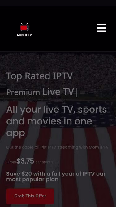 Screenshot of momiptv.co