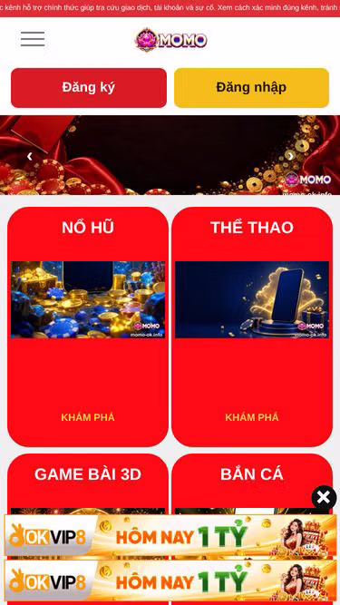 Screenshot of momo-ok.info