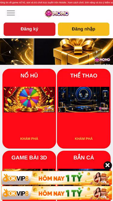 Screenshot of momo-ok.live