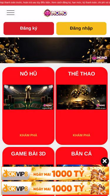 Screenshot of momo-ok.pro