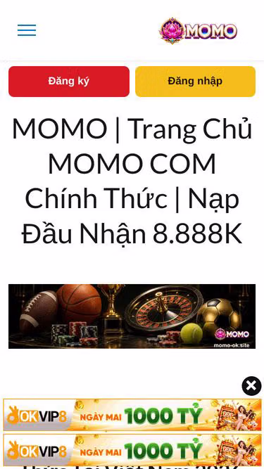 Screenshot of momo-ok.site