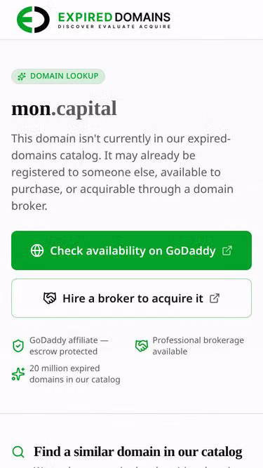 Screenshot of mon.capital