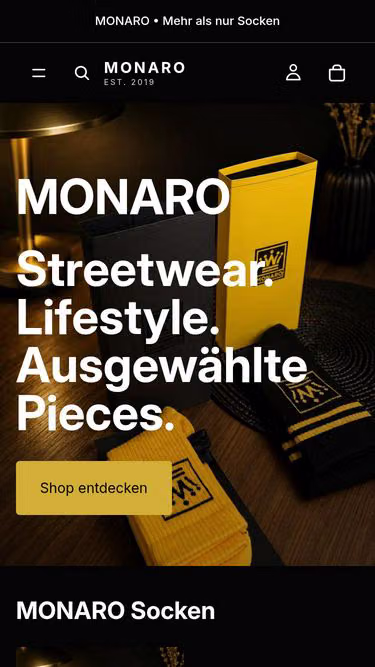 Screenshot of monaro.at