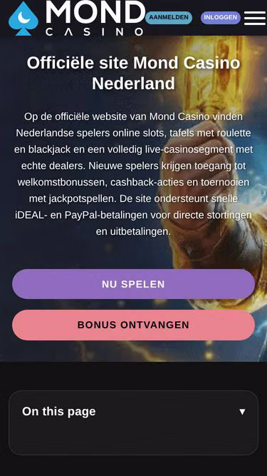 Screenshot of mondcasino.online