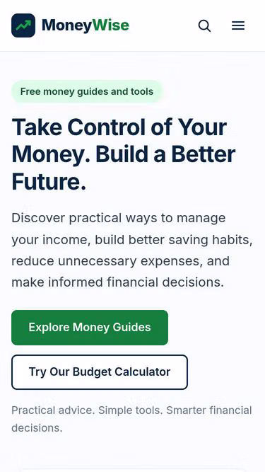Screenshot of moneywise.net.ng