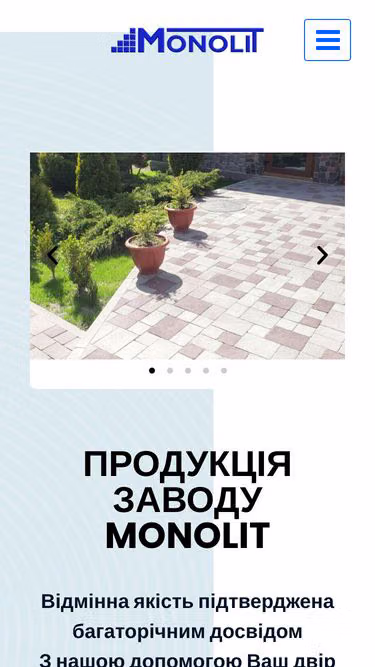 Screenshot of monolit.org.ua