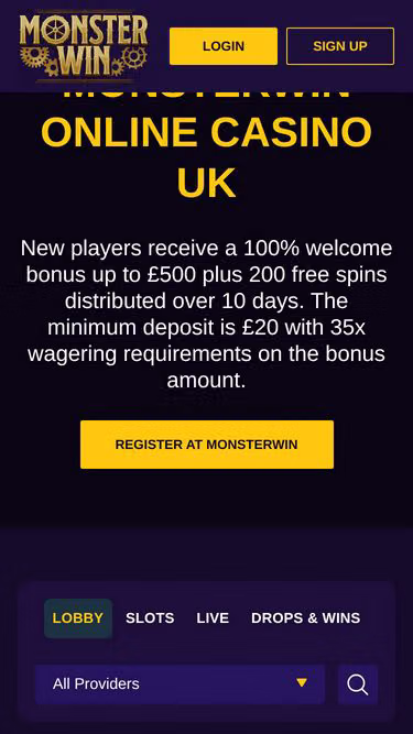 Screenshot of monsterwin.top