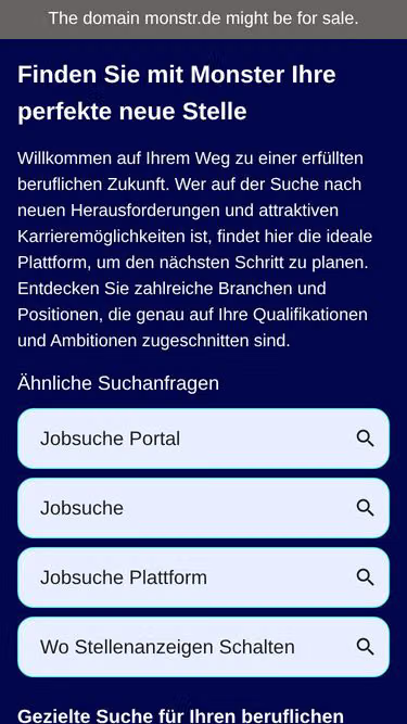 Screenshot of monstr.de