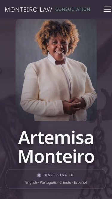 Screenshot of monteiro.law