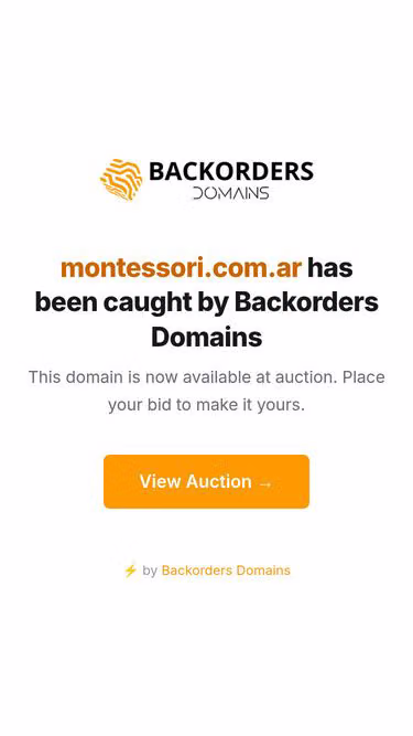 Screenshot of montessori.com.ar