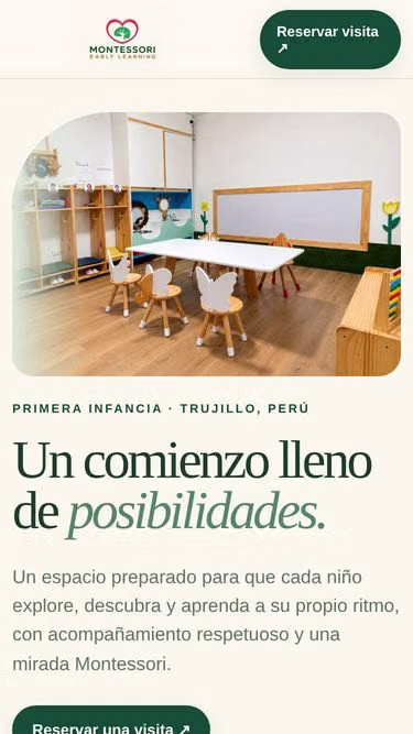 Screenshot of montessori.com.pe