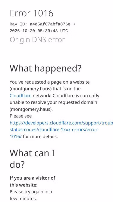 Screenshot of montgomery.haus