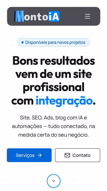 Screenshot of monto.ia.br