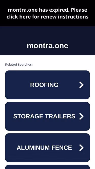Screenshot of montra.one
