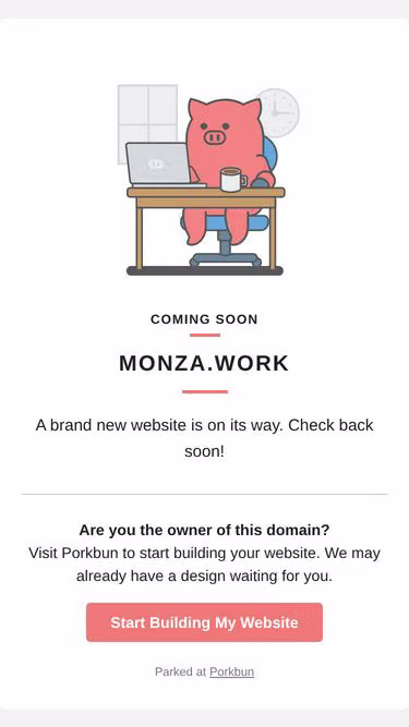 Screenshot of monza.work