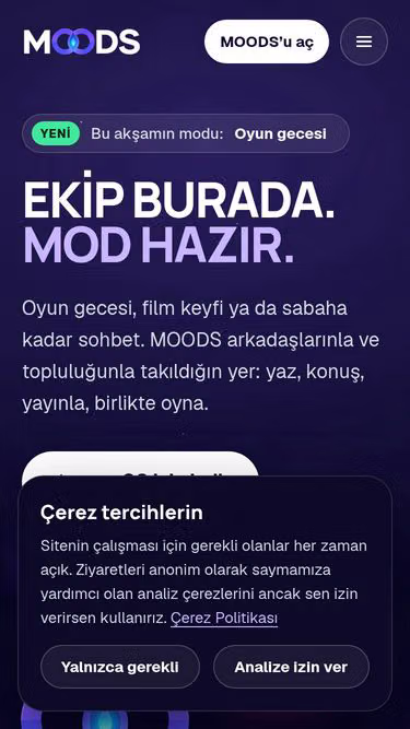 Screenshot of moods.gg