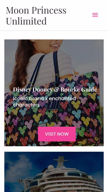 Screenshot of moonprincess.com