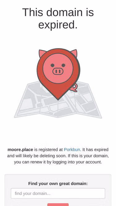Screenshot of moore.place