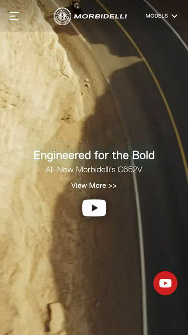 Screenshot of morbidelli.kr