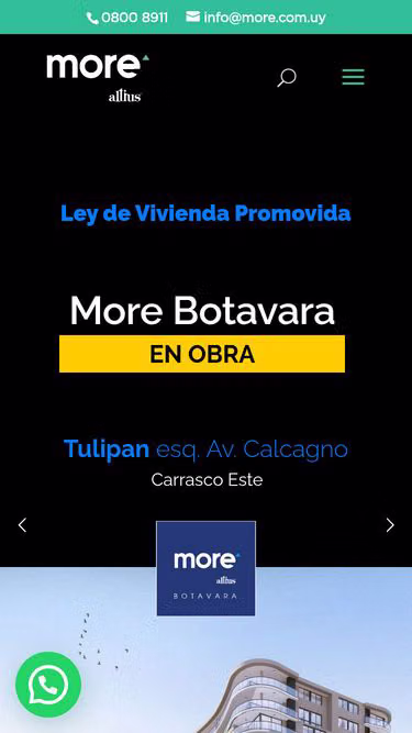 Screenshot of more.com.uy