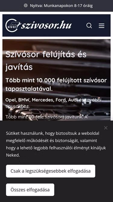 Screenshot of moretech.hu