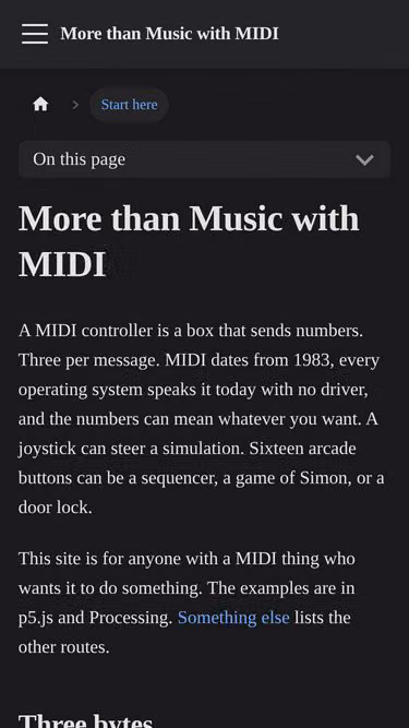 Screenshot of morethanmusic.dev