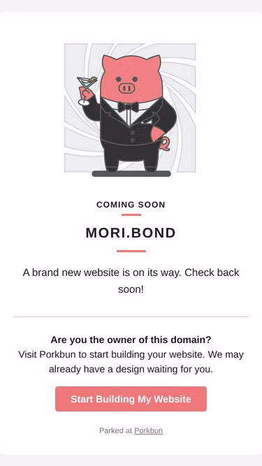Screenshot of mori.bond