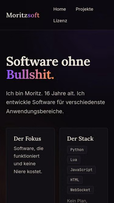 Screenshot of moritz.移动