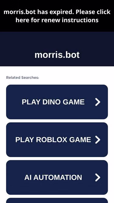 Screenshot of morris.bot