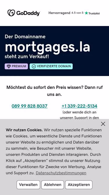 Screenshot of mortgages.la
