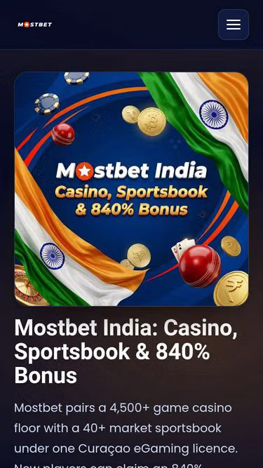 Screenshot of mostbetapk.win