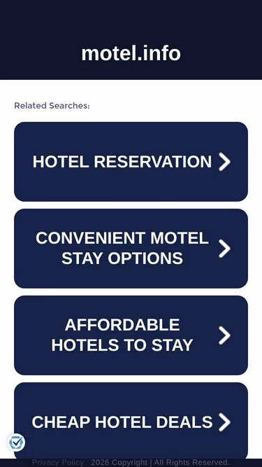 Screenshot of motel.info