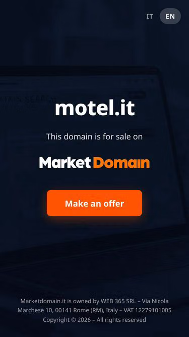 Screenshot of motel.it