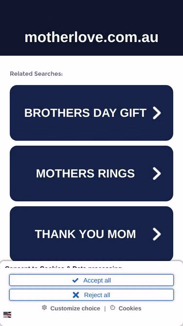 Screenshot of motherlove.com.au