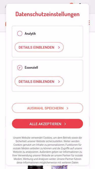 Screenshot of motherlove.de