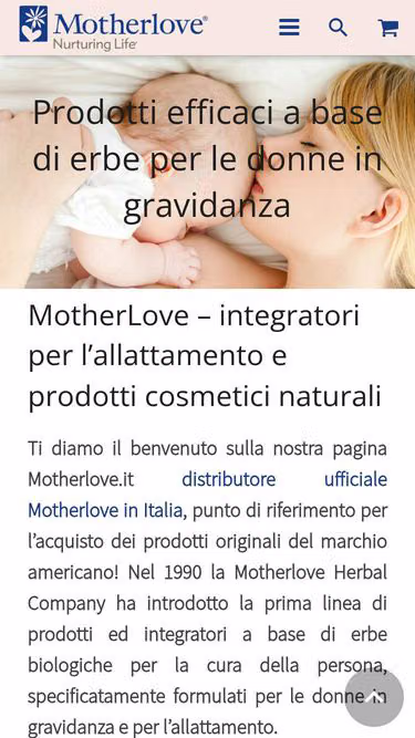 Screenshot of motherlove.it