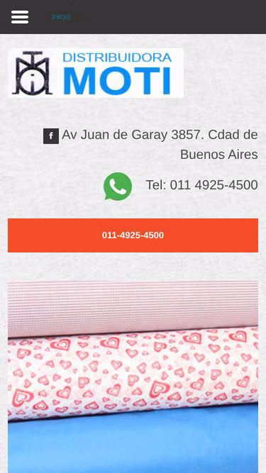 Screenshot of moti.com.ar