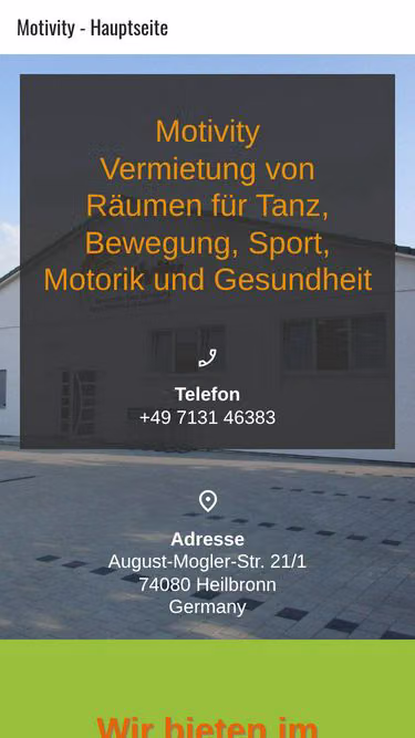 Screenshot of motivity.de