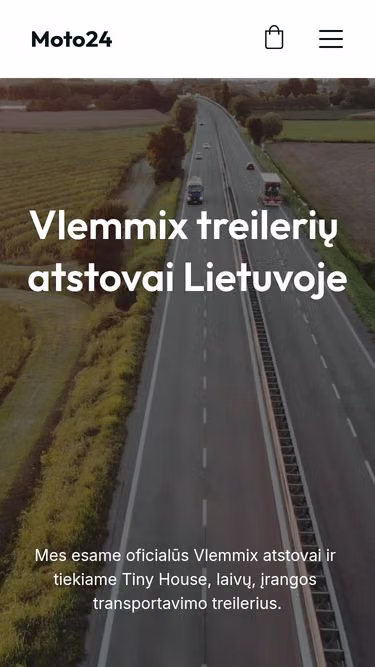 Screenshot of moto24.lt