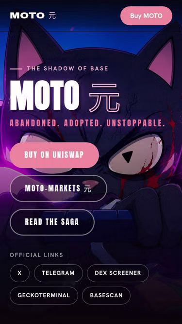 Screenshot of motobase.xyz