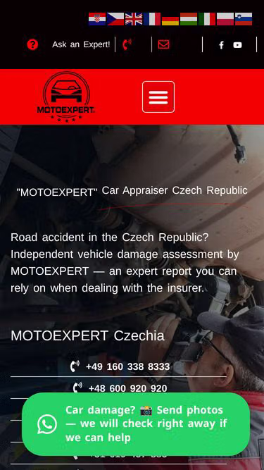 Screenshot of motoexpert.biz