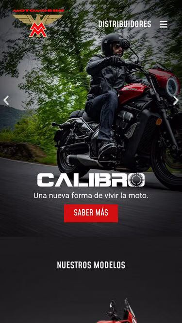 Screenshot of motomorini.com.mx