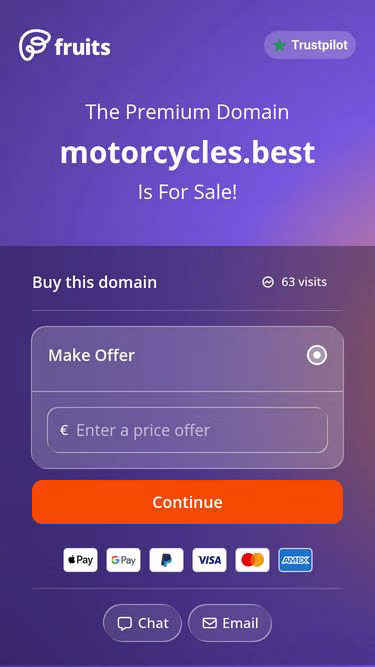 Screenshot of motorcycles.best