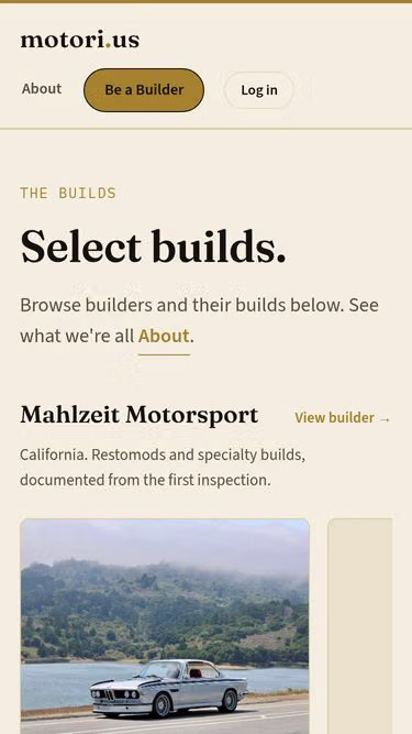 Screenshot of motori.us
