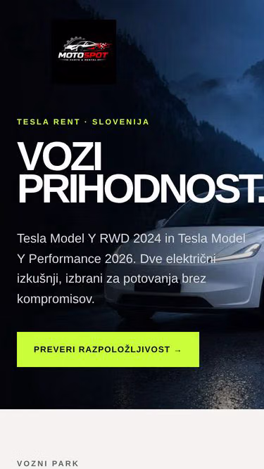Screenshot of motospot.si