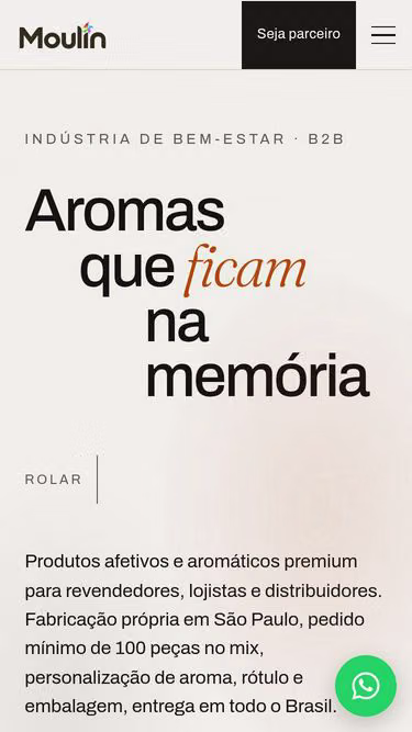 Screenshot of moulin.com.br