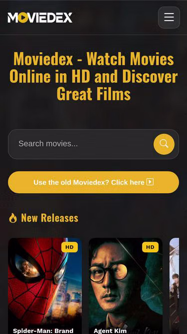 Screenshot of moviedex.rest